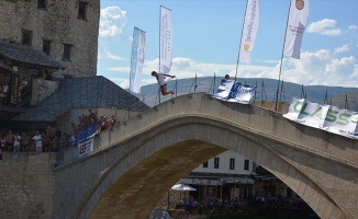 451. Mostar Köprüsü Geleneksel Atlama Yarışları yapıldı