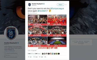 Başakşehir&#039;den Sevilla&#039;ya Twitter&#039;dan esprili gönderme