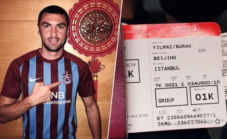 Burak Yılmaz, Trabzonspor için yola çıktı