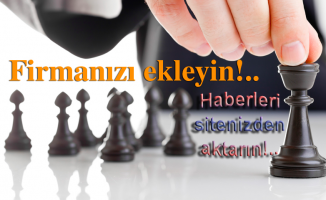 Firmanızı “Rehber”e ekleyin… Haberleri sitenizden aktarın… 