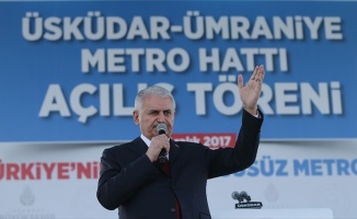 Başbakan Yıldırım: İstanbul genelinde raylı sistem hedefimiz bin 23 kilometre