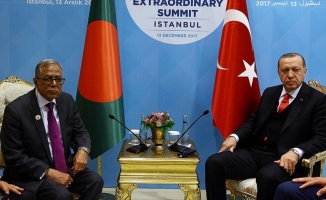 Cumhurbaşkanı Erdoğan, Bangladeş Cumhurbaşkanı Hamid ile görüştü