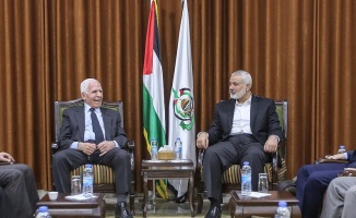 Hamas Siyasi Büro Başkanı Heniyye Fetih heyetiyle görüştü