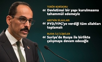 Cumhurbaşkanlığı Sözcüsü Kalın: PYD-PKK'nın ideolojisini kabul etmeyen binlerce Kürt var
