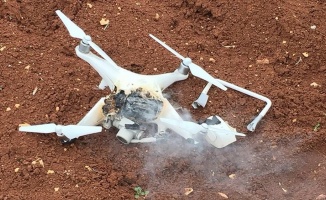 Afrin'de teröristlerin kullandığı 'drone' düşürüldü