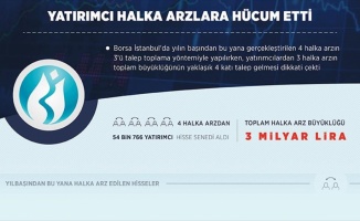 Yatırımcı halka arzlara hücum etti