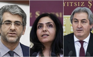 HDP'li üç vekil hakkında fezleke düzenlendi