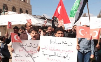 İdlibliler rejimin saldırılarına karşı Türkiye&#039;den yardım istedi