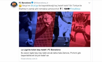 Barcelona'dan Beşiktaş paylaşımı