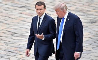 Macron ile Trump Suriye'yi görüştü