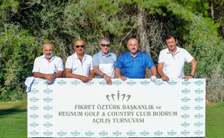 Bodrum'da iki golf turnuvası bir arada düzenlendi