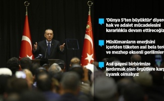 Cumhurbaşkanı Erdoğan: FETÖ'nün ipi İslam düşmanlarının elindedir