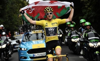 Fransa Bisiklet Turu'nda şampiyon Geraint Thomas