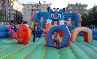 Belediyeden Mardinli çocuklar için 'eğlence parkı'