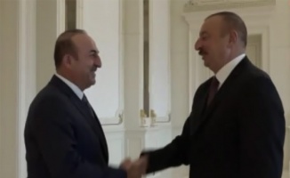 Çavuşoğlu, Aliyev ile görüştü