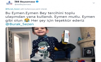 İBB’den küçük çocuğa oyuncak jesti