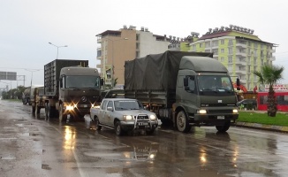 Sınıra tank sevkiyatı