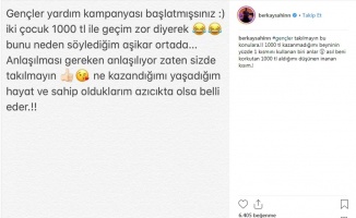 Berkay’dan ’aylık gelirine’ ilişkin açıklama