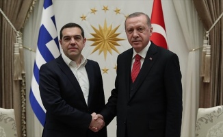 Cumhurbaşkanı Erdoğan, Yunanistan Başbakanı Çipras&#039;ı kabul etti