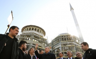 Erdoğan Taksim Camii’ni inceledi