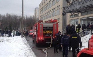 Kiev’de Türk öğrencilerin ağırlıklı olduğu üniversitede yangın çıktı