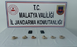 Malatya’da Roma dönemine ait tarihi eserler ele geçirildi