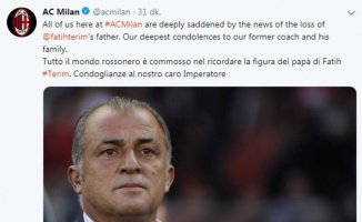 Milan’dan Fatih Terim’e başsağlığı mesajı