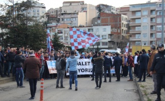 Trabzon’da TFF protestosu