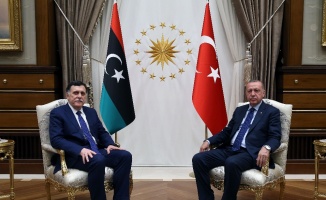 Libya Başkanlık Konseyi Başkanı Al Sarraj’ı kabul etti