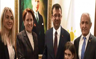 Akşener ve İmamoğlu bir araya geldi