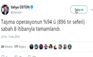 Büyük Göç&quot;ün yüzde 94’ü tamamlandı