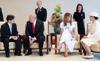 ABD Başkanı Trump Japonya İmparatoru Naruhito ile görüştü