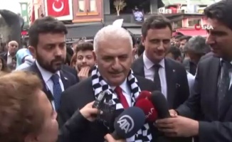 Binali Yıldırım’a Beşiktaş’ta yoğun ilgi