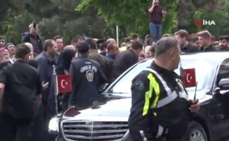 Cumhurbaşkanı Erdoğan, Kağıthane’de cenaze törenine katıldı