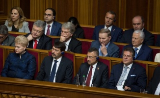Cumhurbaşkanı Yardımcısı Oktay, Zelenskiy&#39;in göreve başlama törenine katıldı