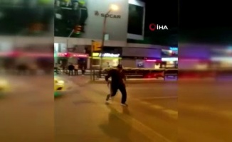 Kutlama yapan Galatasaray taraftarına şişeli, kemerli saldırı