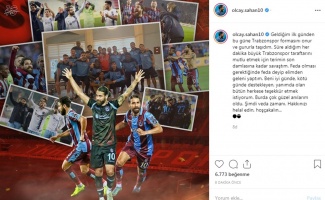 Olcay Şahan’dan Trabzonspor’a veda