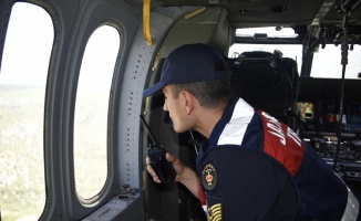 Ramazan Bayramı öncesinde helikopterle trafik denetimi