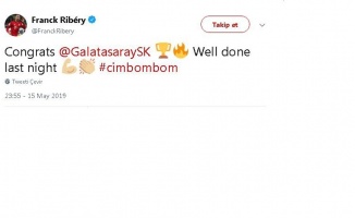 Ribery’den Galatasaray paylaşımı