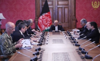 Afganistan Cumhurbaşkanı Gani, ABD Temsilcisi Halilzad'la görüştü