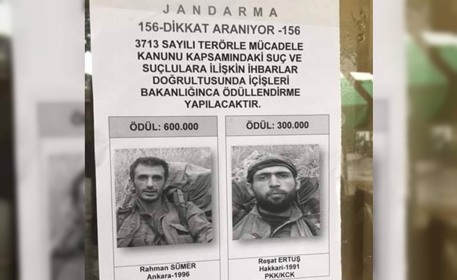 Asker Doğu Karadeniz’de iki PKK’lının peşinde