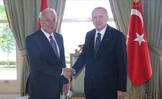 Cumhurbaşkanı Erdoğan AB Komiseri Avramopoulos'u kabul etti