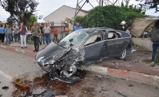 İnegöl-Alanyurt yolunda feci kaza: 5 yaralı