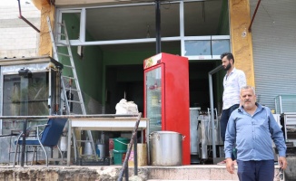 İş yerindeki patlama güvenlik kamerasında