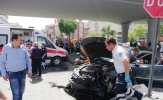 Kayseri’de feci kaza: 4 yaralı
