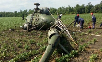 Rusya’da helikopter düştü, pilot öldü