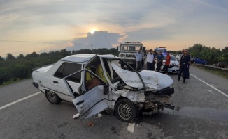 Samsun’da trafik kazası: 3 yaralı