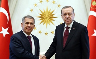 Erdoğan ve Çavuşoğlu, &quot;30 Ağustos Tataristan Cumhuriyeti Günü&quot;nü kutladı