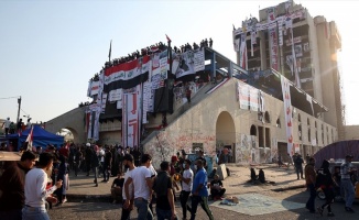 Bağdat'taki göstericilerin kalesi 'Türk Lokantası' binası