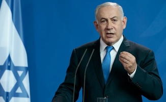 Netanyahu roket sirenleri nedeniyle mitingine ara verdi